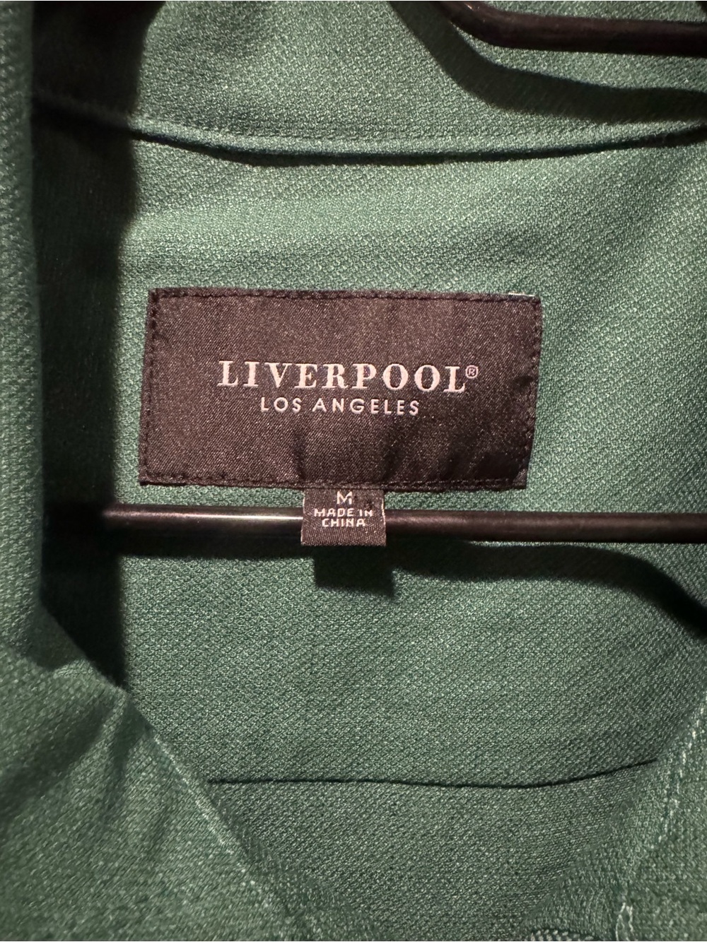 Liverpool Crop Stretch Sateen Utility Jacket In Serpentine - Picture 2 of 3